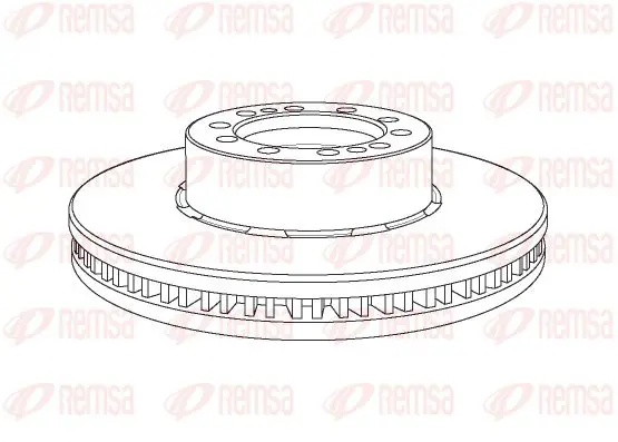 Handler.Part Brake disc KAWE NCA116920 1