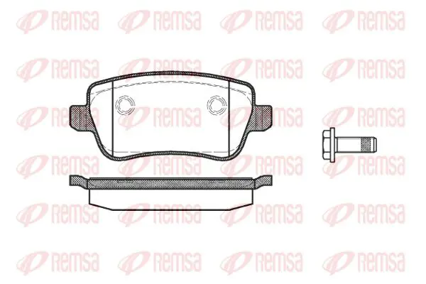 Handler.Part Brake pad set, disc brake KAWE 117800 1