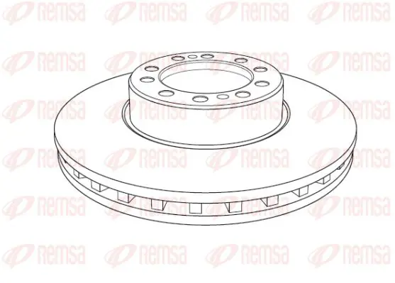 Handler.Part Brake disc KAWE NCA119320 1