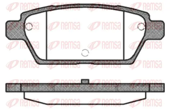 Handler.Part Brake pad set, disc brake KAWE 119510 1