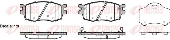 Handler.Part Brake pad set, disc brake KAWE 120802 1