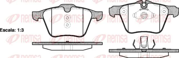 Handler.Part Brake pad set, disc brake KAWE 121700 1