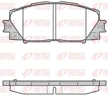 Handler.Part Brake pad set, disc brake KAWE 122410 1