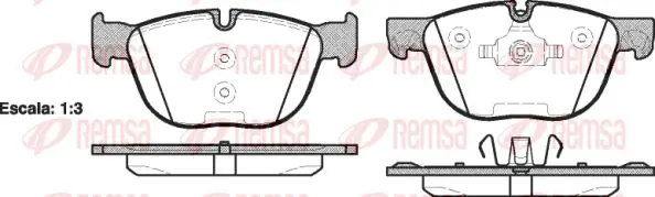 Handler.Part Brake pad set, disc brake KAWE 129700 1