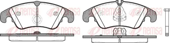 Handler.Part Brake pad set, disc brake KAWE 130410 1