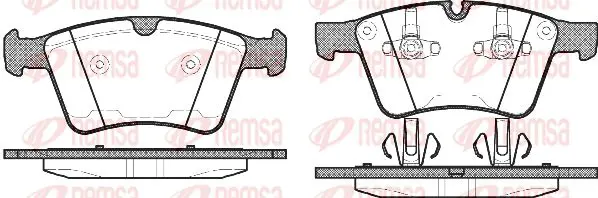 Handler.Part Brake pad set, disc brake KAWE 137000 1