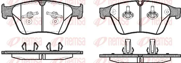 Handler.Part Brake pad set, disc brake KAWE 137100 1