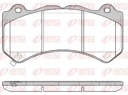 Handler.Part Brake pad set, disc brake KAWE 137604 1