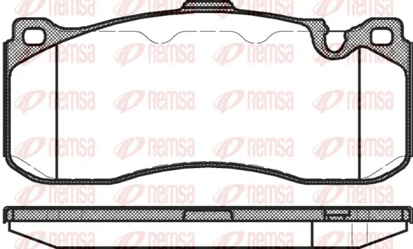 Handler.Part Brake pad set, disc brake KAWE 138000 1