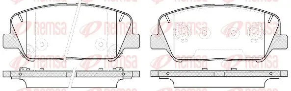 Handler.Part Brake pad set, disc brake KAWE 139812 1