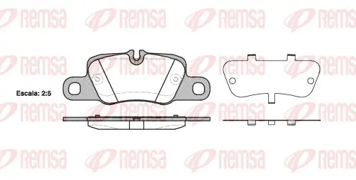 Handler.Part Brake pad set, disc brake KAWE 140100 1