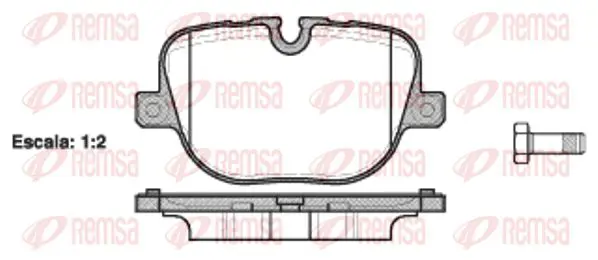 Handler.Part Brake pad set, disc brake KAWE 140800 1