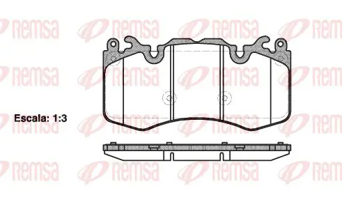 Handler.Part Brake pad set, disc brake KAWE 141000 1