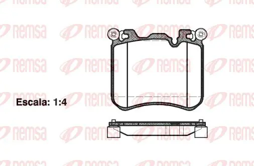 Handler.Part Brake pad set, disc brake KAWE 141300 1