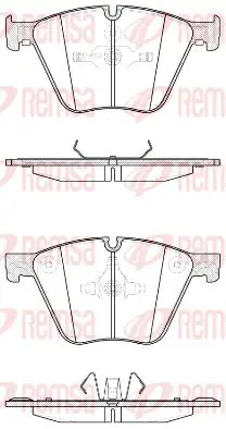 Handler.Part Brake pad set, disc brake KAWE 141920 1