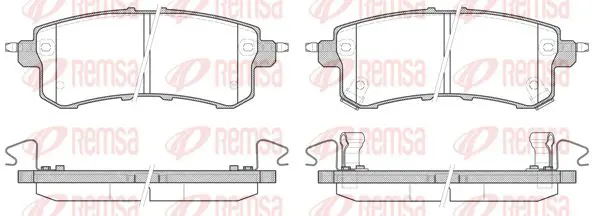 Handler.Part Brake pad set, disc brake KAWE 144702 1