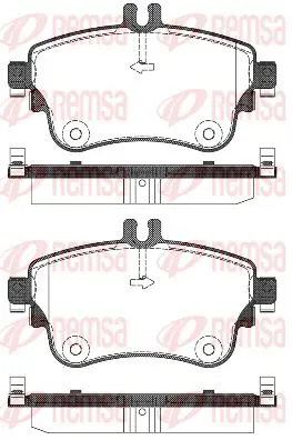 Handler.Part Brake pad set, disc brake KAWE 148708 1