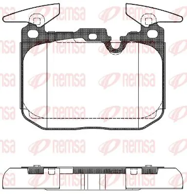 Handler.Part Brake pad set, disc brake KAWE 149100 1