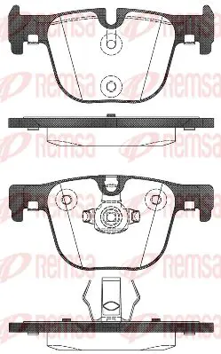 Handler.Part Brake pad set, disc brake KAWE 149300 1