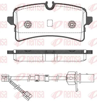 Handler.Part Brake pad set, disc brake KAWE 150502 1