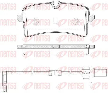 Handler.Part Brake pad set, disc brake KAWE 150512 1