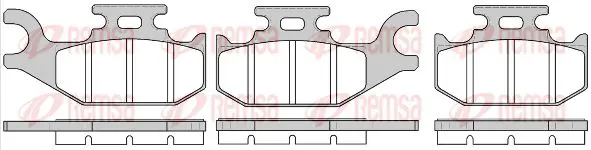 Handler.Part Brake pad set, disc brake KAWE 151900 1