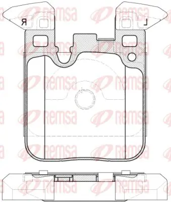 Handler.Part Brake pad set, disc brake KAWE 153900 1