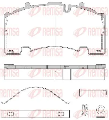 Handler.Part Brake pad set, disc brake KAWE JCA155580 1