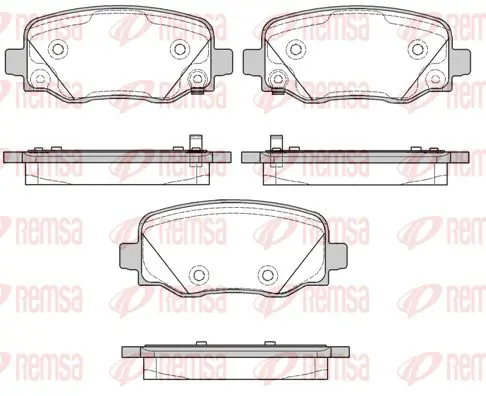 Handler.Part Brake pad set, disc brake KAWE 157802 1