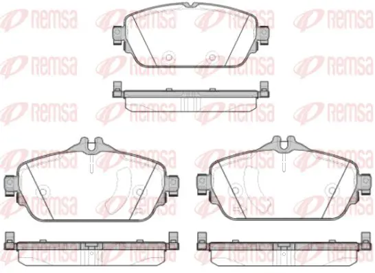 Handler.Part Brake pad set, disc brake KAWE 159208 1