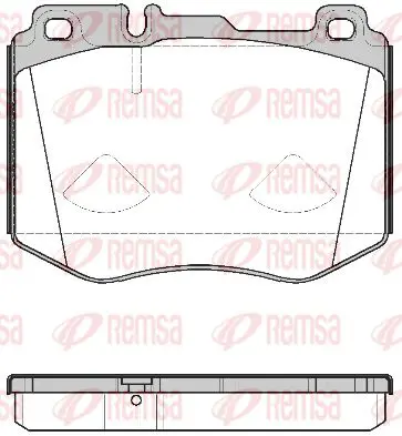 Handler.Part Brake pad set, disc brake KAWE 160400 1