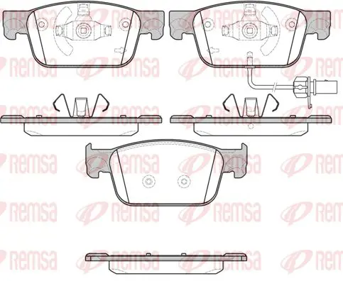 Handler.Part Guide sleeve kit, brake caliper KAWE 169201 1