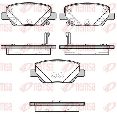 Handler.Part Brake pad set, disc brake KAWE 170002 1