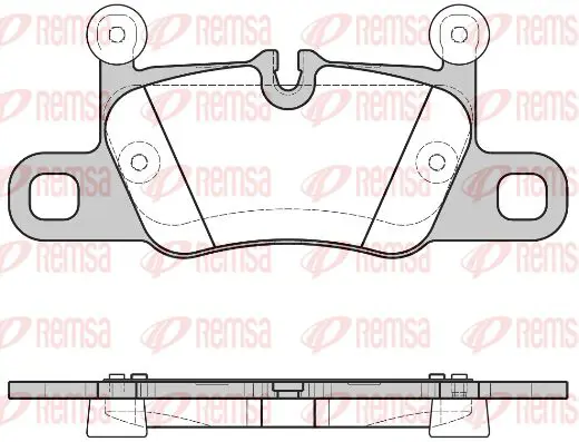 Handler.Part Brake pad set, disc brake KAWE 171400 1