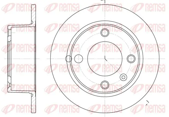 Handler.Part Brake disc KAWE 602300 1