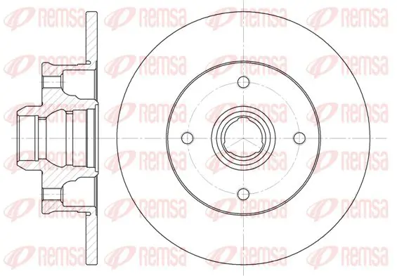 Handler.Part Brake disc KAWE 602400 1