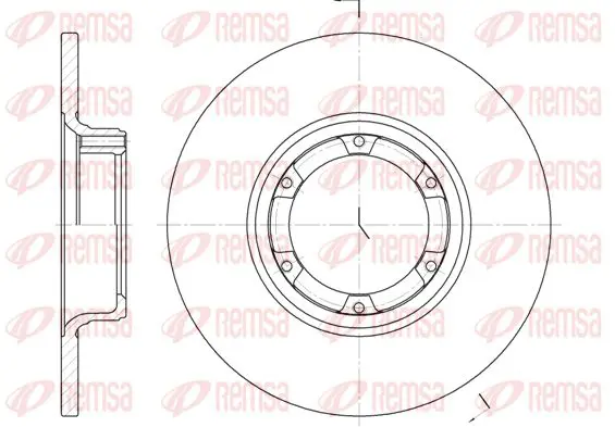 Handler.Part Brake disc KAWE 603300 1