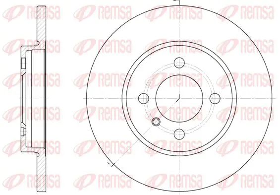 Handler.Part Brake disc KAWE 605800 1