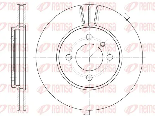 Handler.Part Brake disc KAWE 606210 1