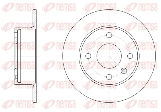 Handler.Part Brake disc KAWE 609500 1