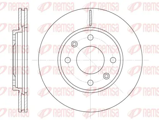 Handler.Part Brake disc KAWE 613110 1