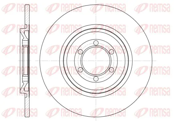 Handler.Part Brake disc KAWE 613900 1