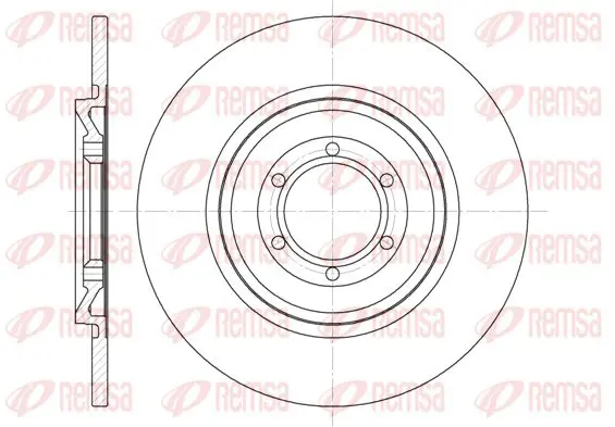 Handler.Part Brake disc KAWE 614000 1