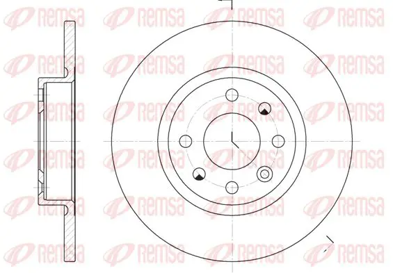 Handler.Part Brake disc KAWE 620900 1