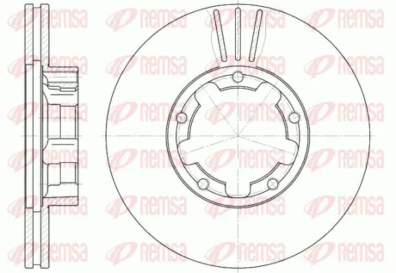 Handler.Part Brake disc KAWE 623411 1