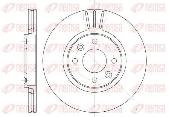 Handler.Part Brake disc KAWE 623610 1