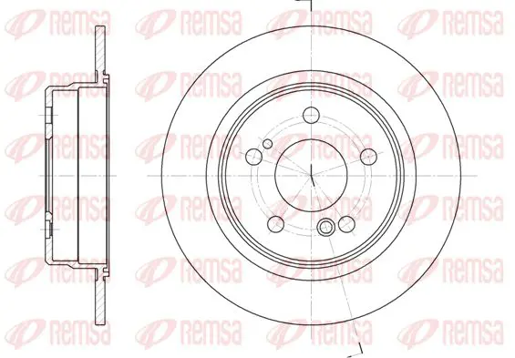 Handler.Part Brake disc KAWE 627100 1