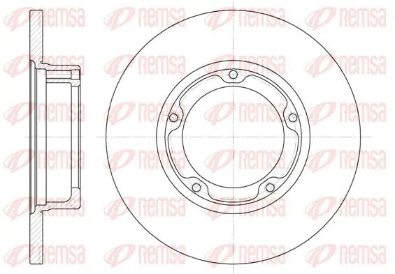 Handler.Part Brake disc KAWE 628200 1