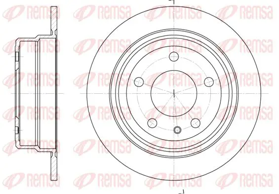 Handler.Part Brake disc KAWE 630800 1