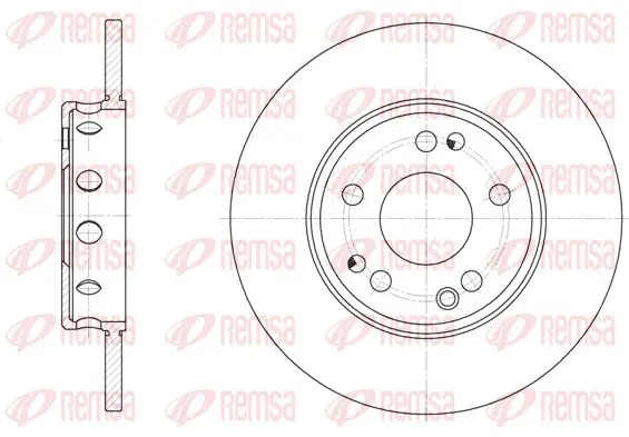 Handler.Part Brake disc KAWE 631100 1